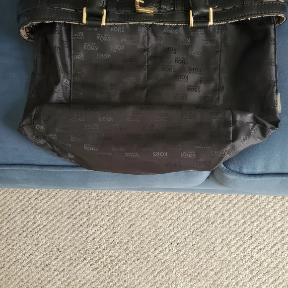 Michael Kors Monogrammed Canvas Handbag - Picture 3 of 16